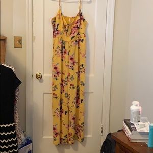 Xhilaration Floral Jumpsuit